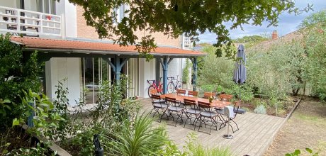 G0249 Wunderbares sehr komfortables Ferienhaus in fantastisch zentraler Lage in Lacanau-Océan