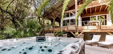 A0367 Wunderbares Ferienhaus mit exotischem Flair und Jacuzzi